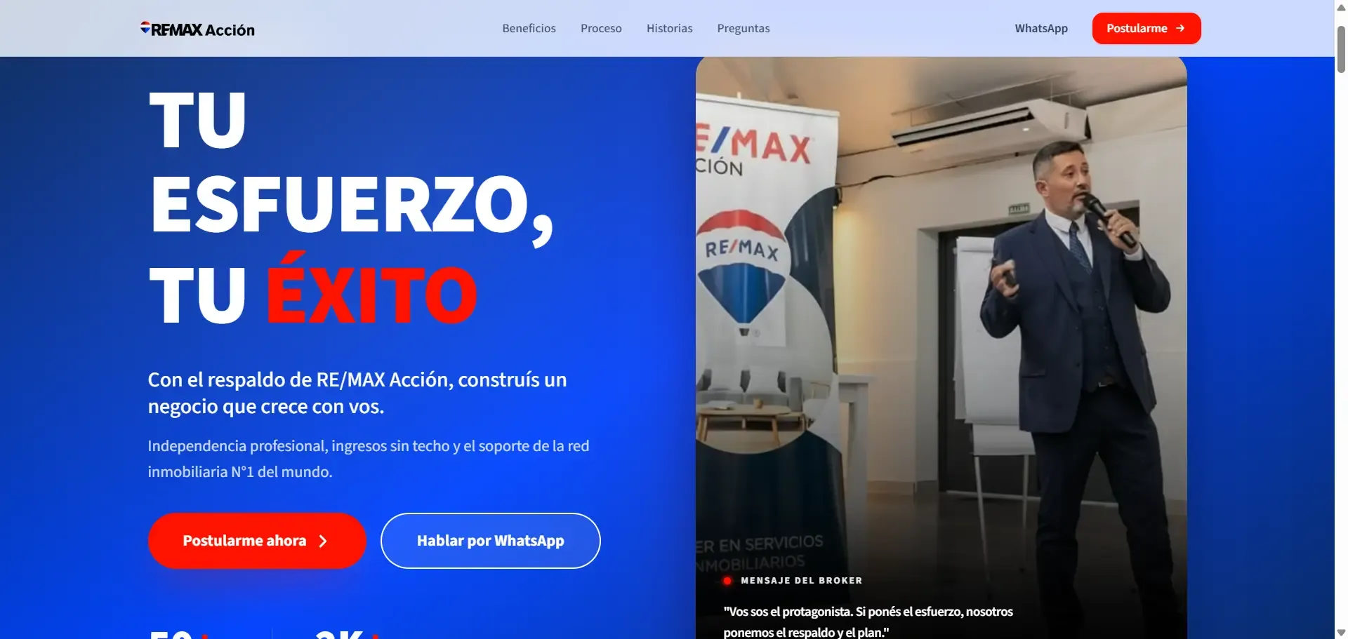 Web System for Remax Acción